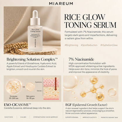 Miareum Rice Glow Toning Serum product texture
