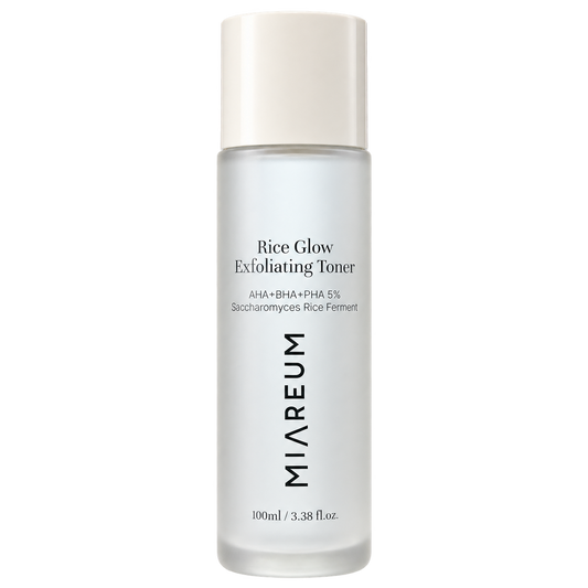 Miareum Rice Glow Exfoliating Toner Korean AHA BHA PHA toner